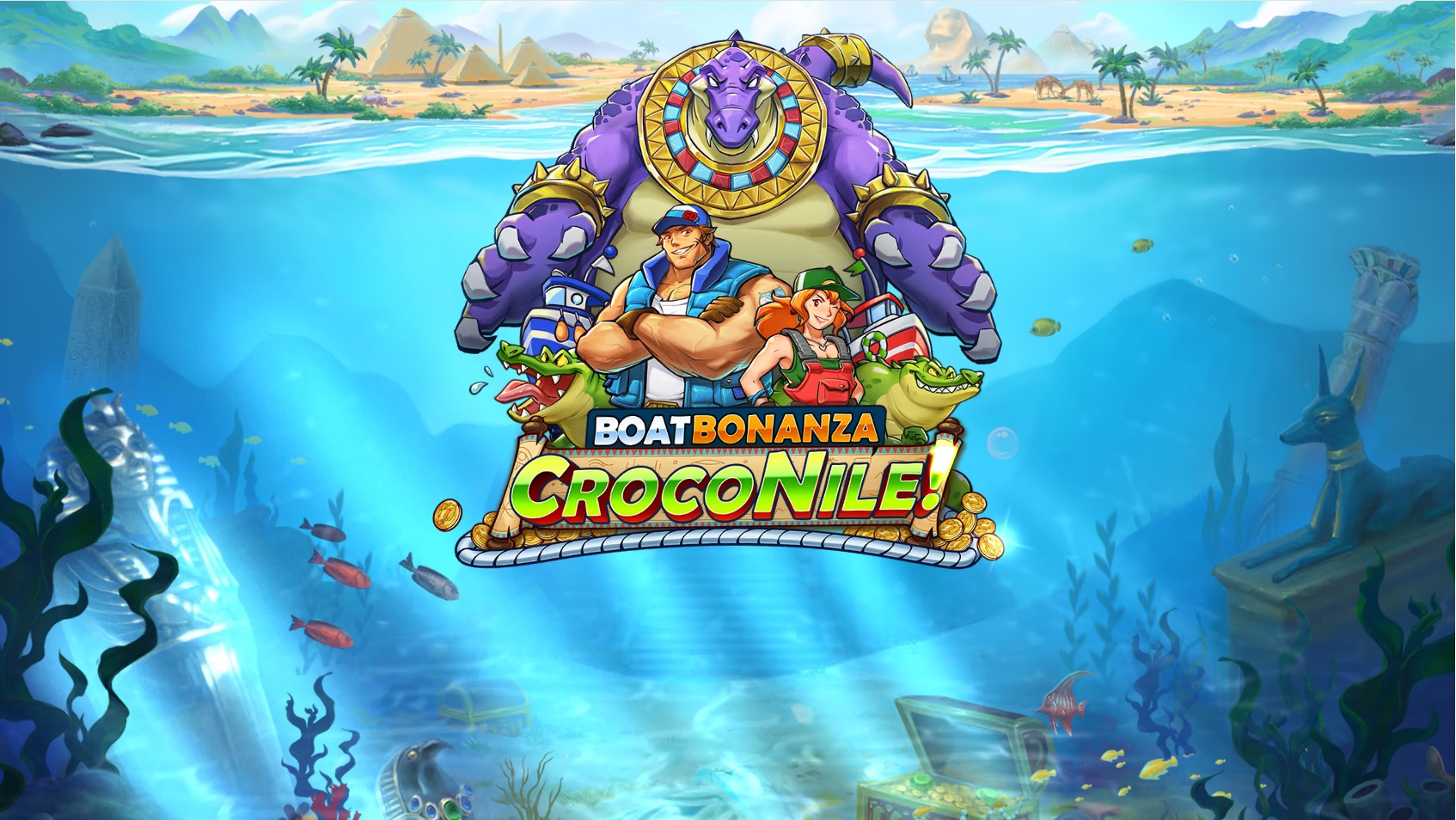 Bonanza CrocoNile - Ancient Egyptian themed slot game with mystical adventures
